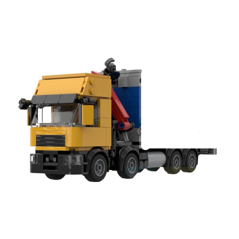 Vehicle Heavy Equipment - Heavy Duty Crane Truck MOC Building