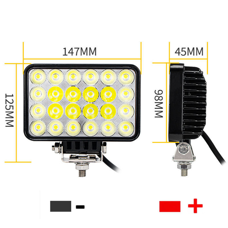 1PC 72W Vehicle Driving Light  - Vehicle Heavy Equipment recension och pris