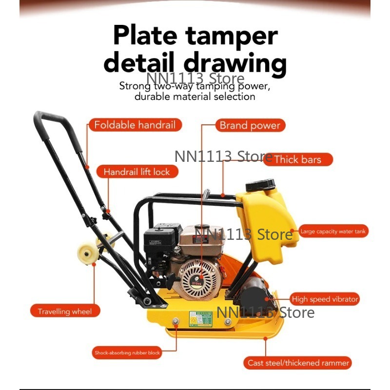 High Quality Vibrating Manual  - Plate Compactor Vibrator recension och pris