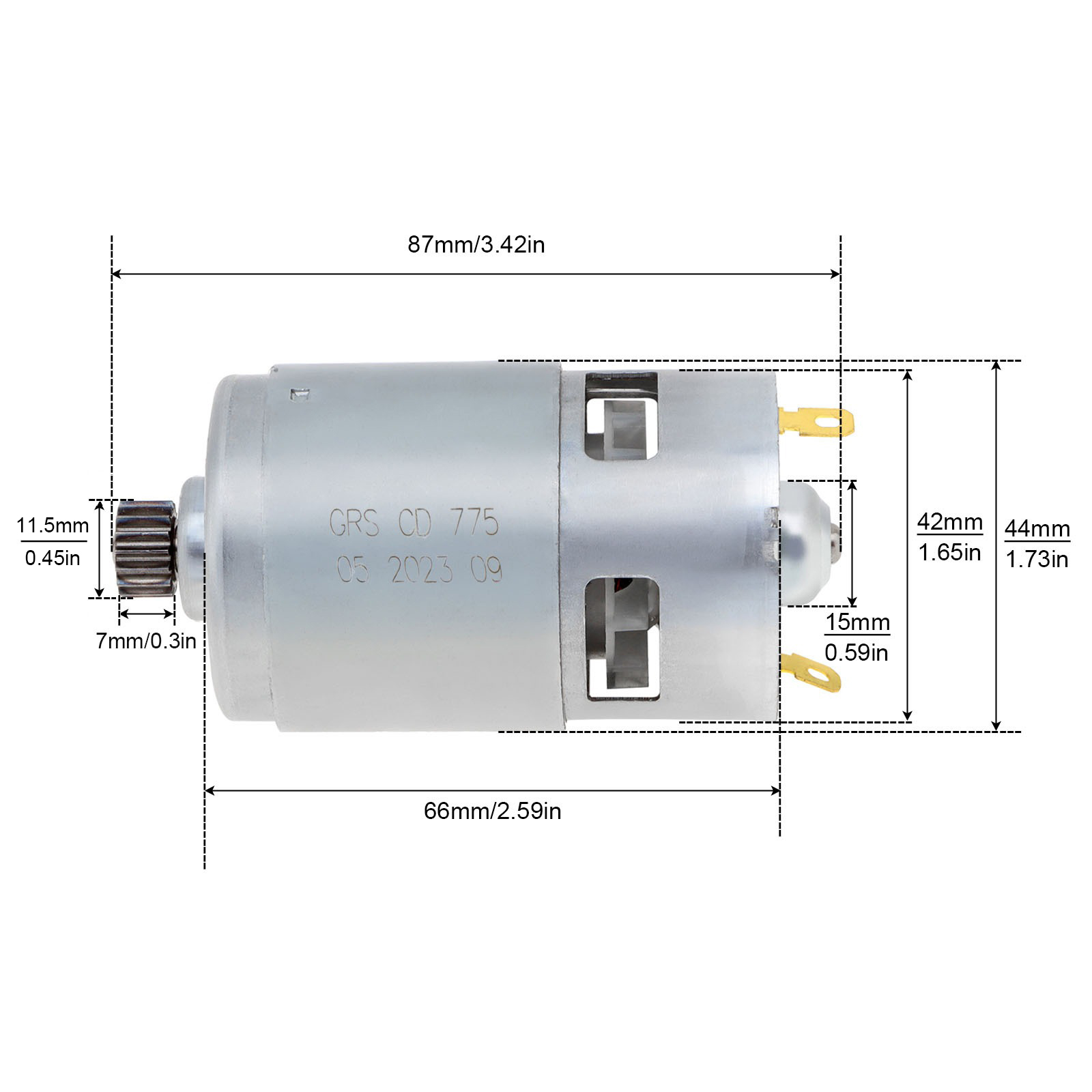 775 DC Motor 18V 16 Teeth Micr - Magnetic Drill Press recension och pris
