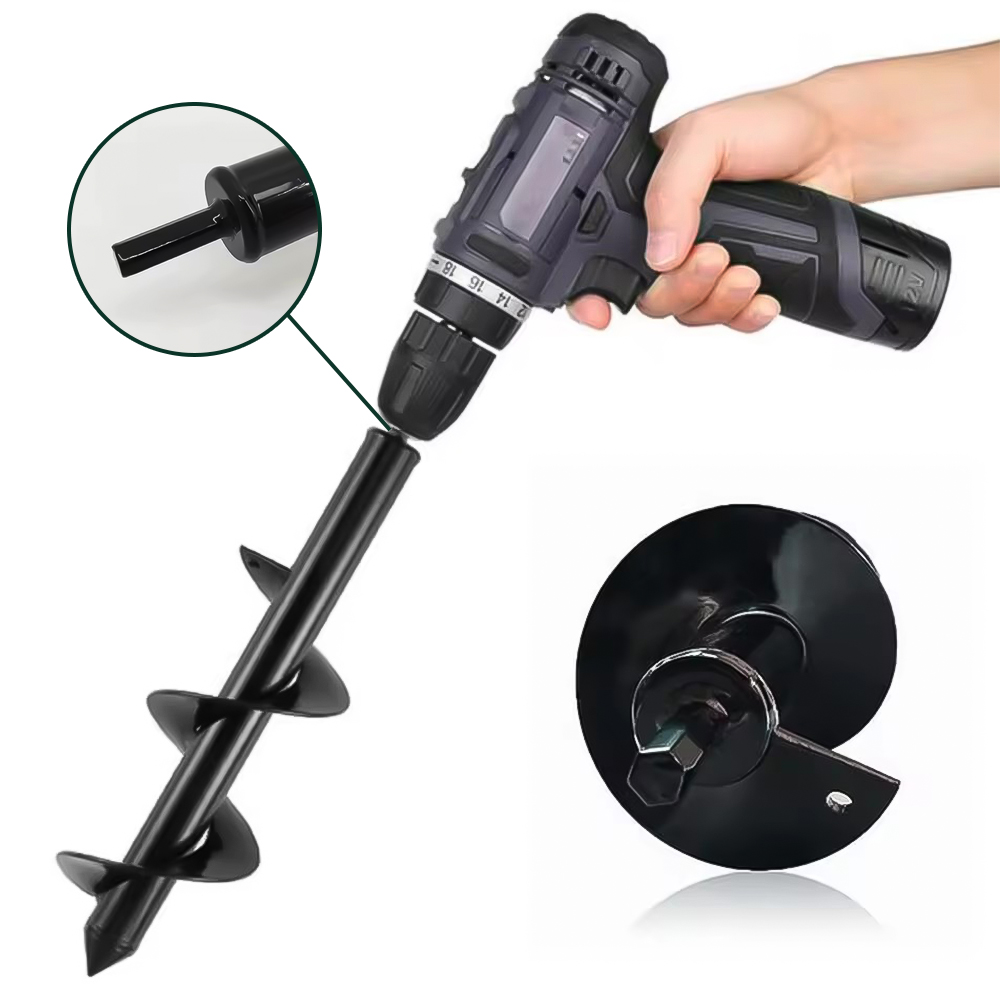 Garden Auger Spiral Drill Bit  - Post Hole Digger recension och pris