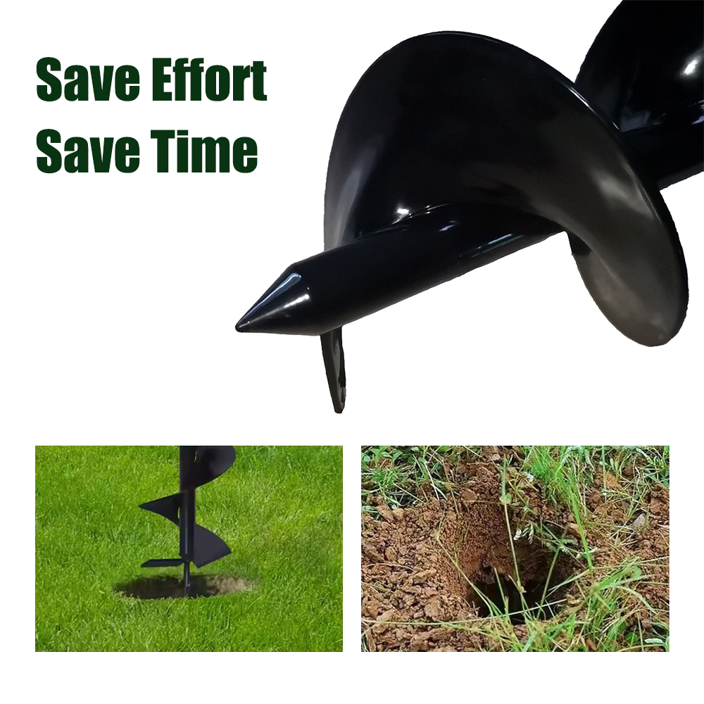 Garden Auger Spiral Drill Bit  - Post Hole Digger recension och pris