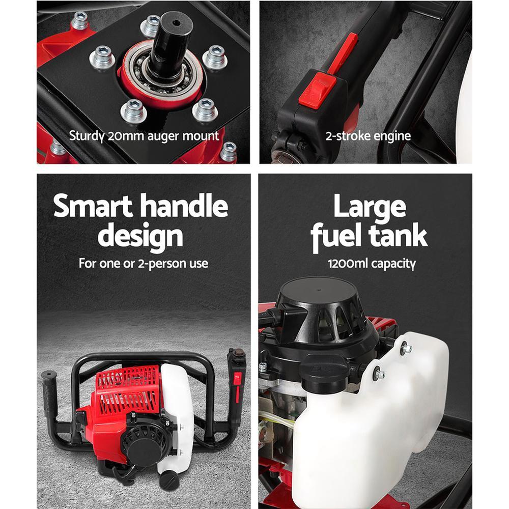 &Petrol Powered Post Hole Digg - Post Hole Digger recension och pris