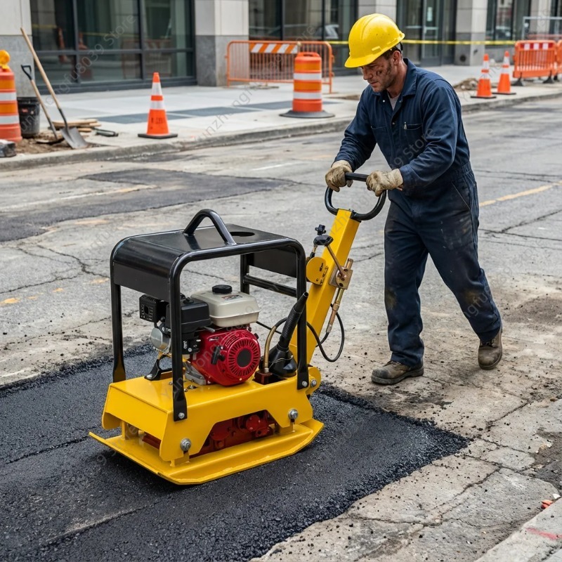 160KG High Efficiency Vibratio - Plate Compactor Vibrator recension och pris