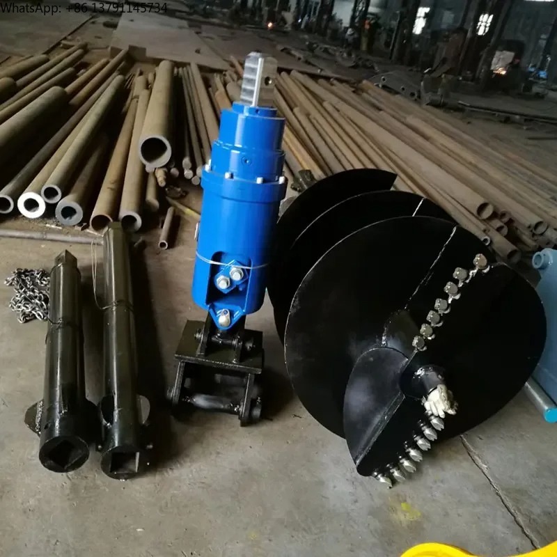 skid steer backhoe loader hydr - Post Hole Digger recension och pris